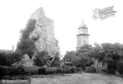 Castle And St Mary's Church 1896, Bridgnorth
