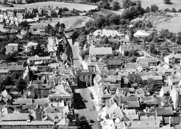Photo of Bridgnorth, From The Air c.1950