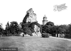 Old Castle And Grounds c.1950, Bridgnorth