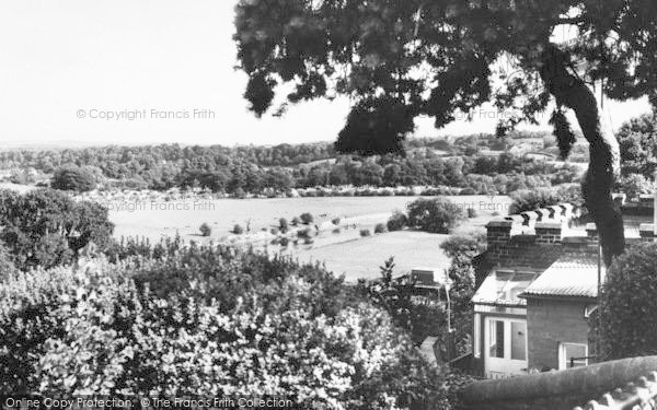 Photo of Bridgnorth, River From Castle Walk c.1960