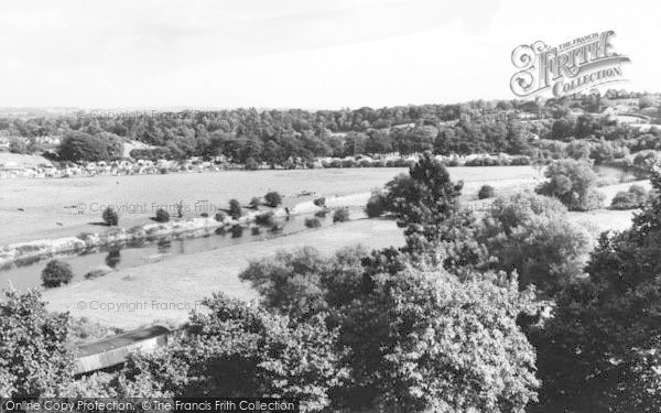 Photo of Bridgnorth, River From Castle Walk c.1960