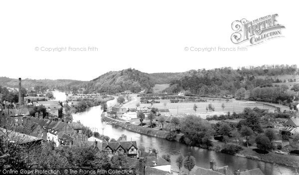 Photo of Bridgnorth, River Severn From Castle Walk c.1965