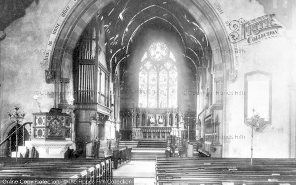 Photo of Bridgnorth, St Leonard's Church Interior 1896
