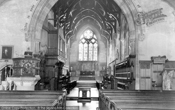 Photo of Bridgnorth, St Leonard's Church Interior c.1960