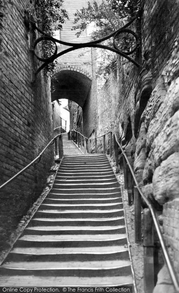 Photo of Bridgnorth, Stoneway Steps c.1960