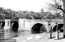 The Severn Bridge c.1950, Bridgnorth
