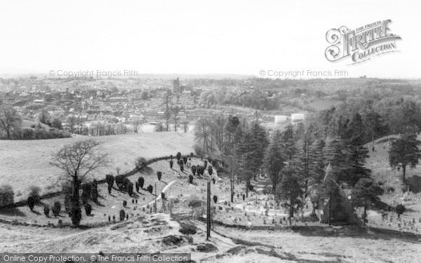 Photo of Bridgnorth, The Town From Hermitage Hill c.1965