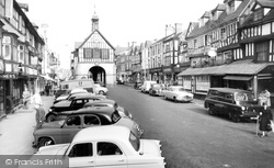 Town Hall And High Street c.1960, Bridgnorth