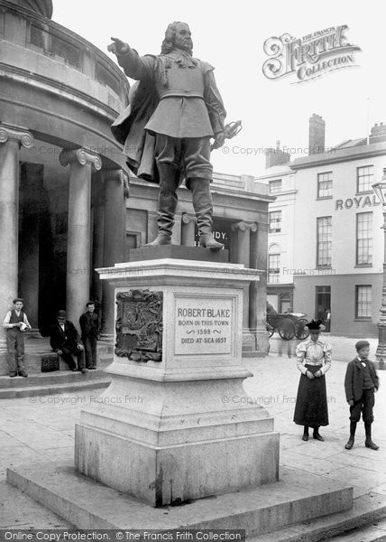Photo of Bridgwater, Blake's Statue 1901
