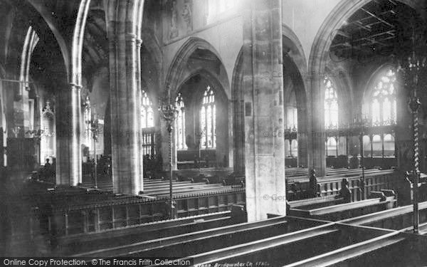 Photo of Bridgwater, Church Interior 1901