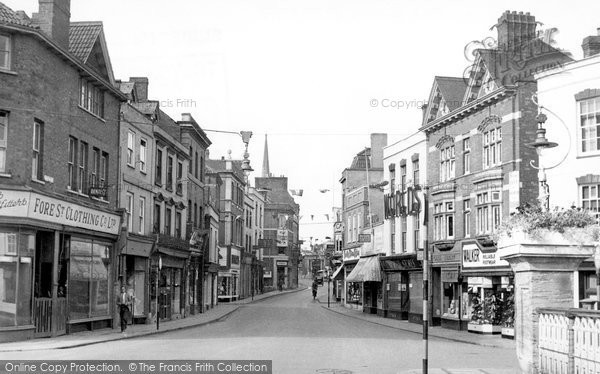 Photo of Bridgwater, Fore Street c.1955