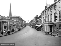 High Street And Royal Clarence Hotel 1936, Bridgwater