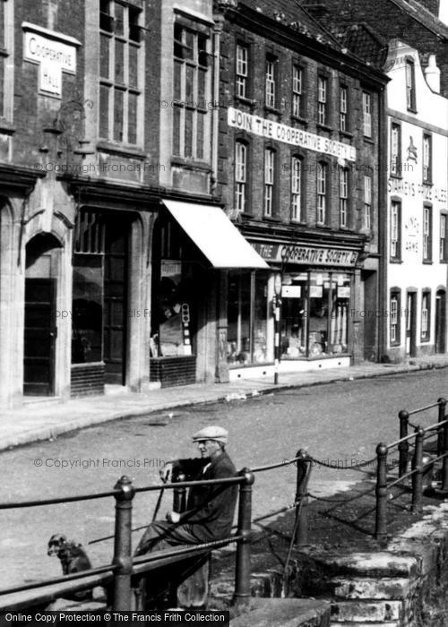 Photo of Bridgwater, Man And Dog By The Quay c.1955