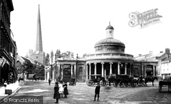 Market And St Mary's Church 1890, Bridgwater