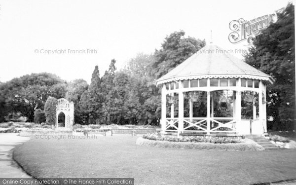Photo of Bridgwater, Park And Bandstand c.1960