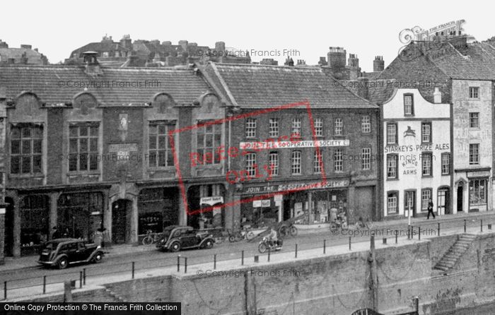 Photo of Bridgwater, Quayside Businesses c.1955