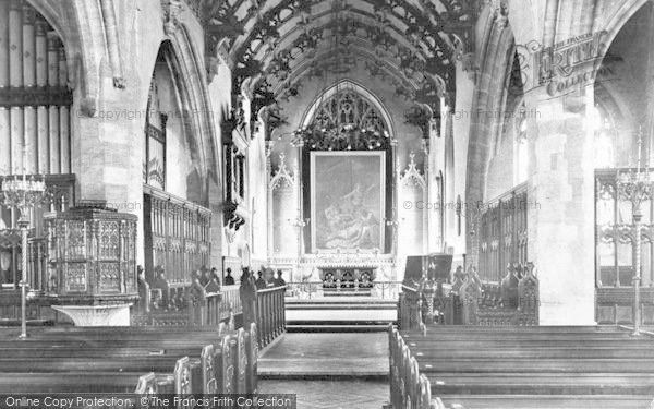 Photo of Bridgwater, St Mary's Church Interior 1906