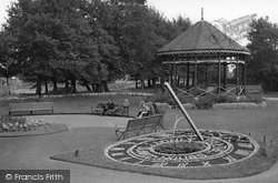 The Flower Sundial, Blake Gardens c.1955, Bridgwater