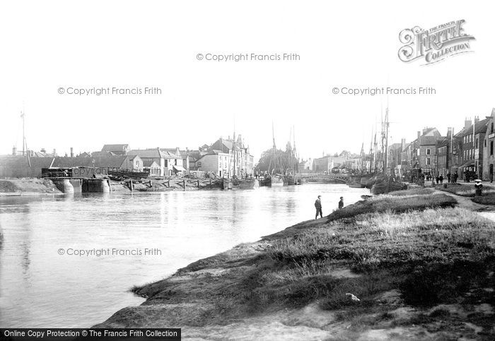 Photo of Bridgwater, The River Parrett 1897