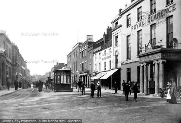 Photo of Bridgwater, The Royal Clarence Hotel 1890