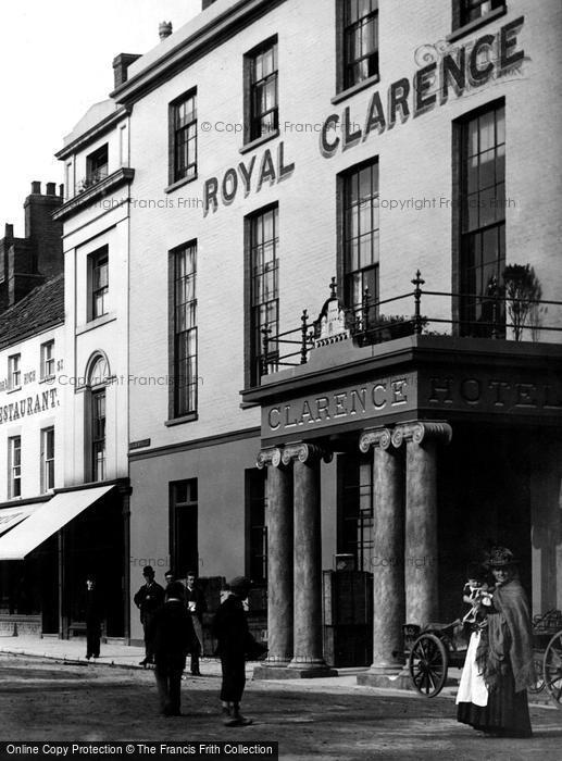 Photo of Bridgwater, The Royal Clarence Hotel 1890