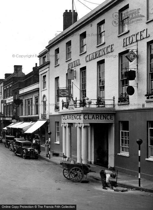 Photo of Bridgwater, The Royal Clarence Hotel 1936