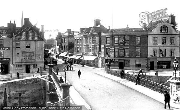 Photo of Bridgwater, Town Bridge And Fore Street 1902