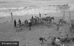 Beach, Donkeys c.1958, Bridlington