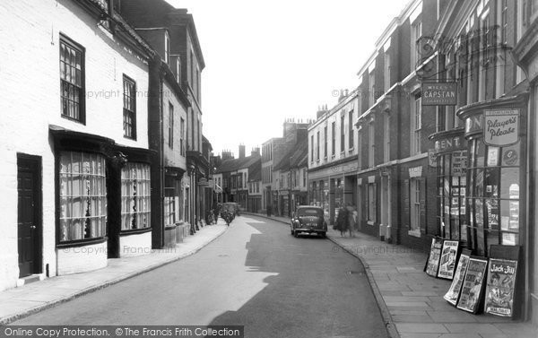 Photo of Bridlington, High Street 1954