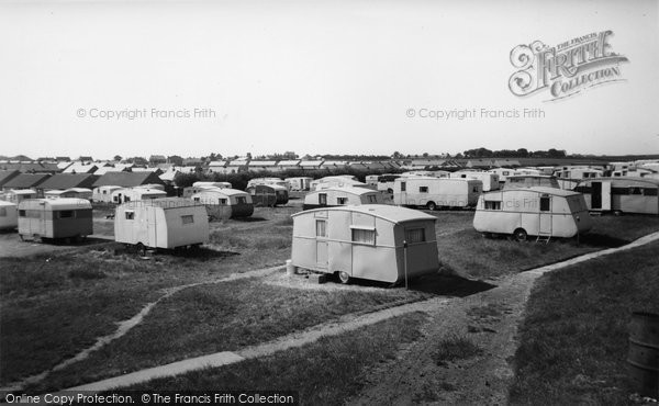 Photo of Bridlington, Marton Road Caravan Site c.1955