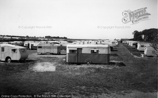 Photo of Bridlington, Marton Road Caravan Site c1955