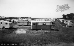 Bridlington, Marton Road Caravan Site c1955
