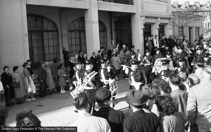 Photo of Bridlington, Military Parade c.1955