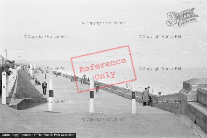 Photo of Bridlington, North Beach Promenade 1951