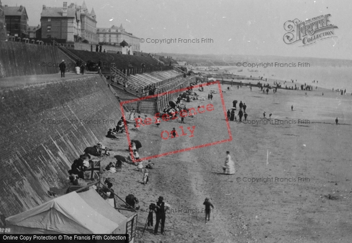 Photo of Bridlington, On The Sands c.1885