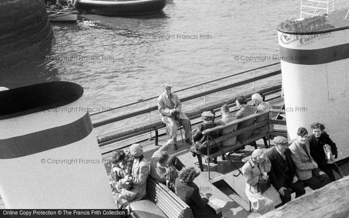 Photo of Bridlington, Pleasure Boat Passengers 1953