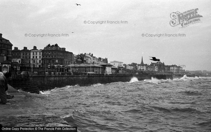 Photo of Bridlington, Prince's Parade From Harbour 1951