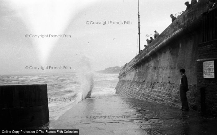 Photo of Bridlington, Rough Sea 1951