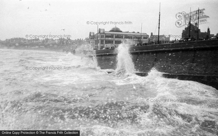 Photo of Bridlington, Rough Sea 1951