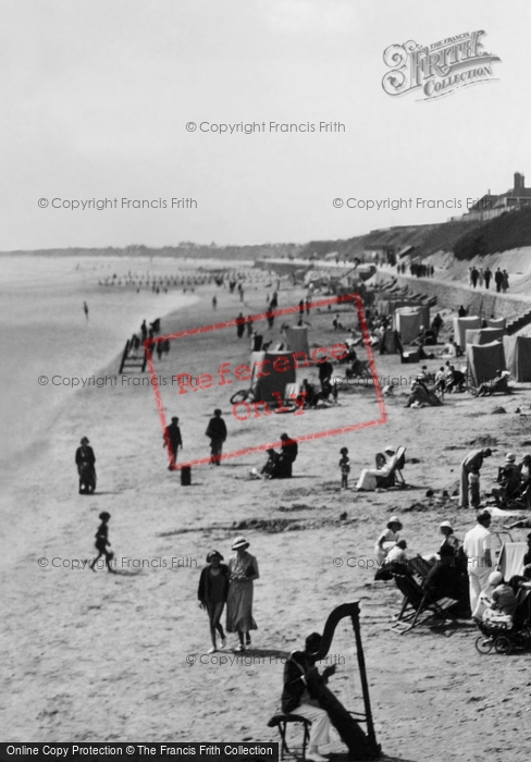 Photo of Bridlington, South Sands And Cliff c.1933