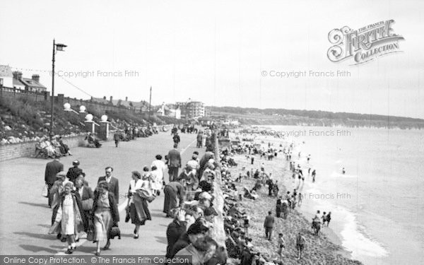 Photo of Bridlington, The Beach And Promenade 1954