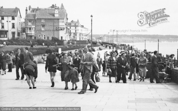 Photo of Bridlington, The Esplanade 1954