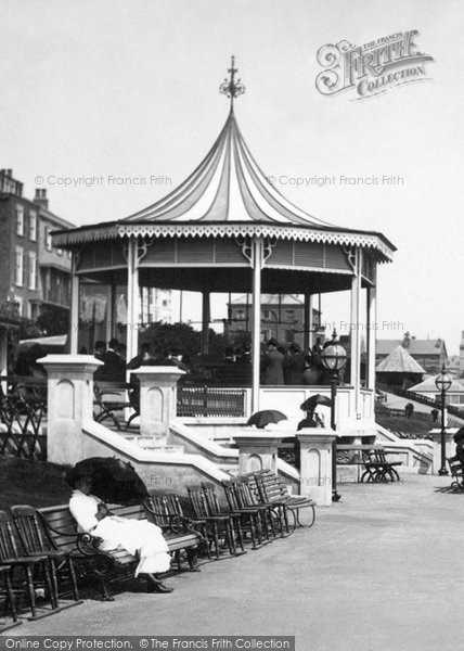 Photo of Bridlington, The Esplanade Bandstand 1886