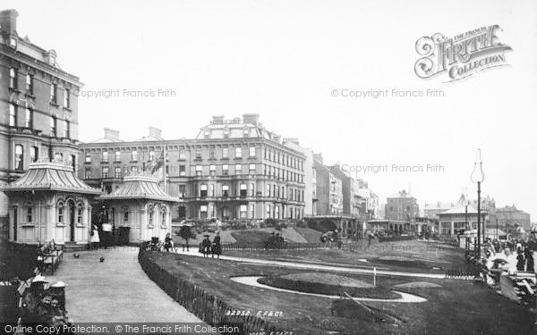 Photo of Bridlington, The Esplanade Gardens 1893
