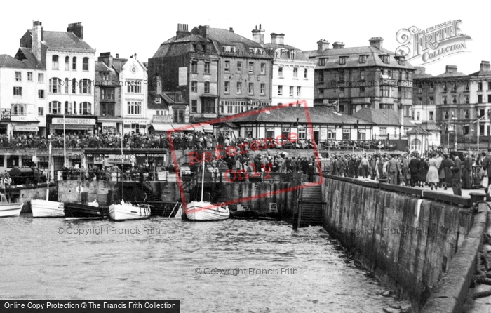 Photo of Bridlington, The Harbour 1954