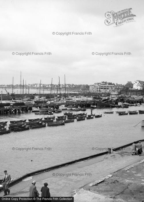 Photo of Bridlington, The Harbour 1954