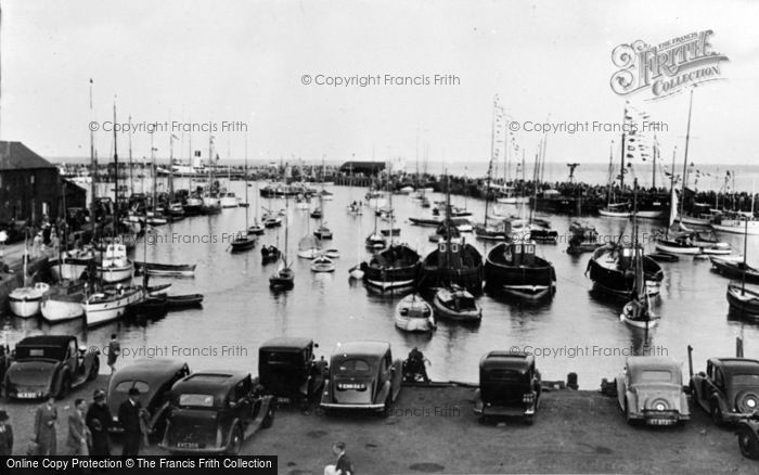 Photo of Bridlington, The Harbour c.1950
