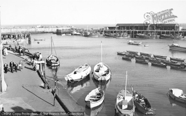 Photo of Bridlington, The Harbour c.1955