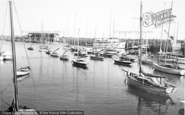 Photo of Bridlington, The Harbour c.1955