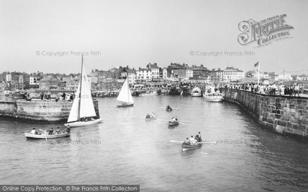 Photo of Bridlington, The Harbour c.1960